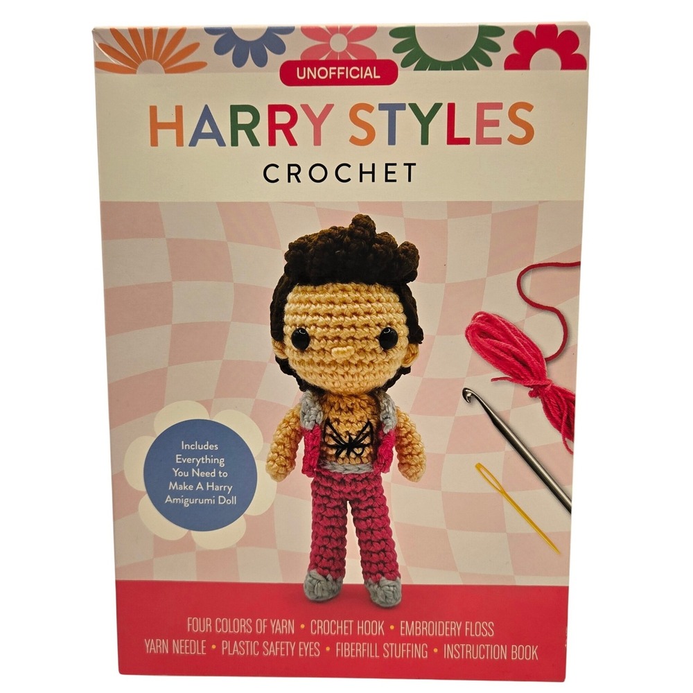 Harry Styles DIY Crochet Amigurumi Doll Kit Unofficial Fan Merch